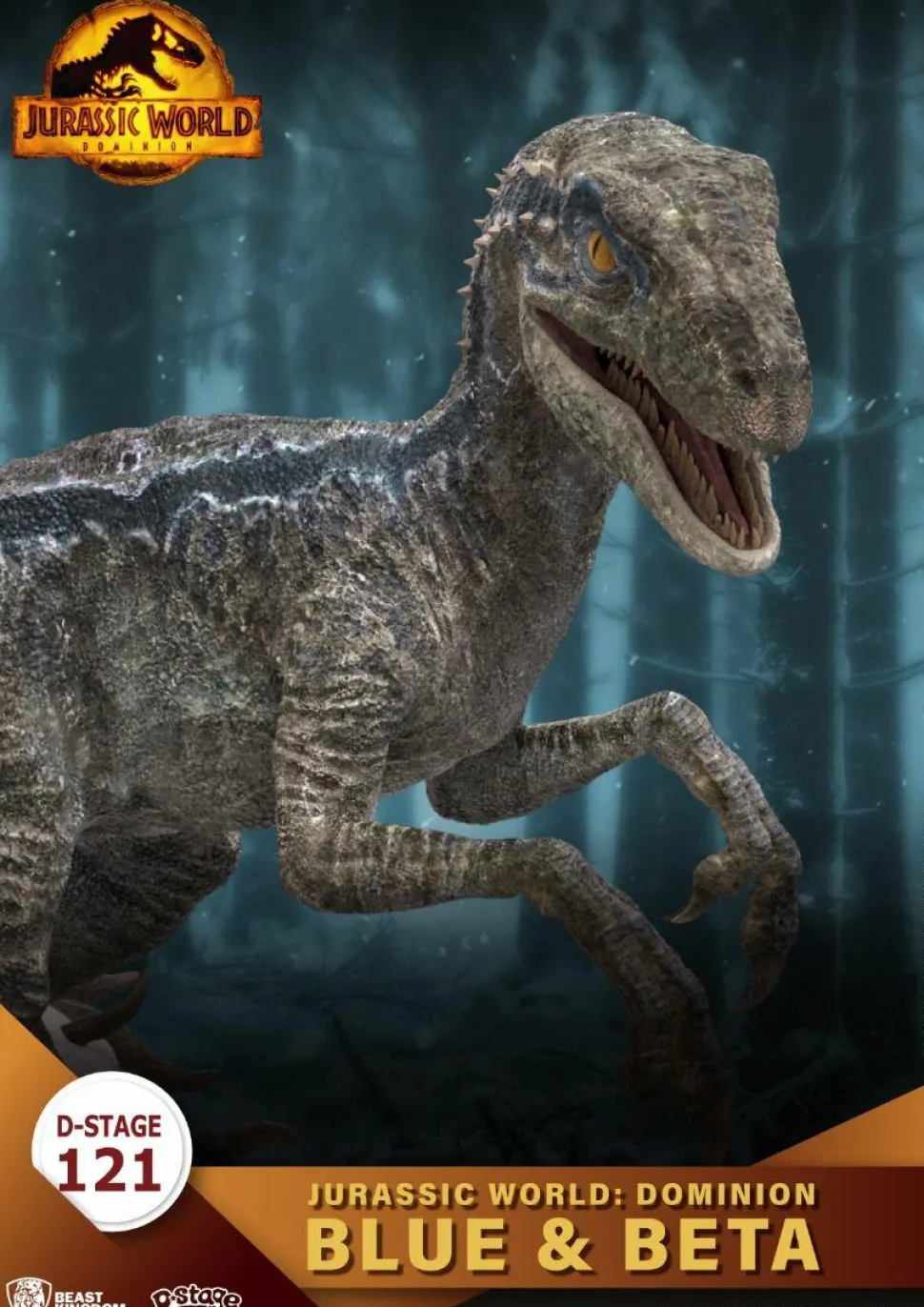 Jurassic World: Dominion - Blue & Beta D-Stage 5" Diorama Statue