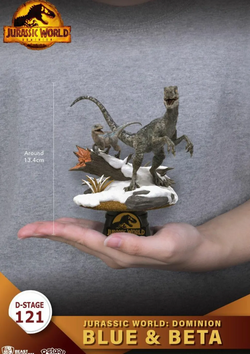 Jurassic World: Dominion - Blue & Beta D-Stage 5" Diorama Statue