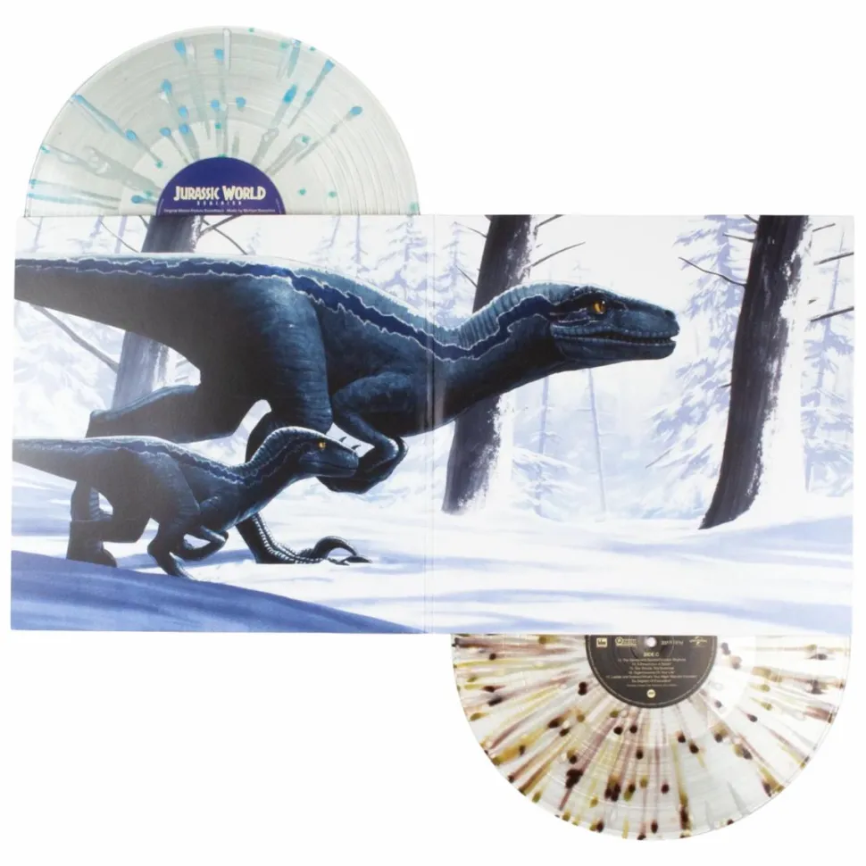 Jurassic World Dominion - Original Motion Picture Soundtrack by Michael Giacchino 2xLP Vinyl Record (Mondo Webstore Exclusive Coloured Vinyl)