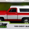 Just Trucks - Red & White 1980 Chevy Blazer 1/32 Scale Die-Cast Vehicle Replica