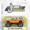 Just Trucks - Silver & Orange 2003 Ford Excursion 1/64th Scale Die-Cast Vehicle Replica (Wave 21)