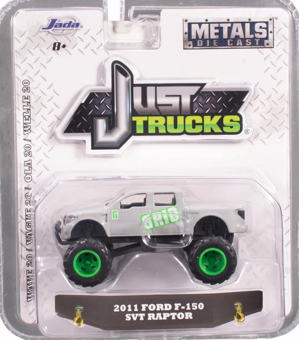 Just Trucks - Smoke Grey 2011 Ford F-150 SVT Raptor 1/64th Scale Die-Cast Vehicle Replica (Wave 20)