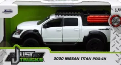 Just Trucks - White 2020 Nissan Titan Pro-4X 1/32 Scale Die-Cast Vehicle Replica