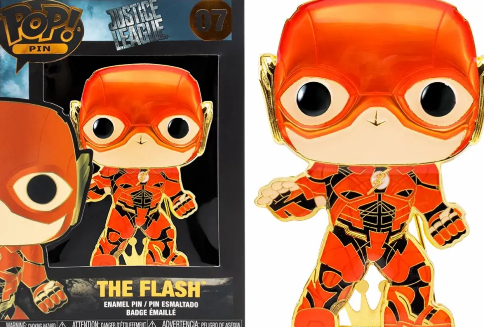 Justice League (2017) - The Flash 4” Pop! Enamel Pin