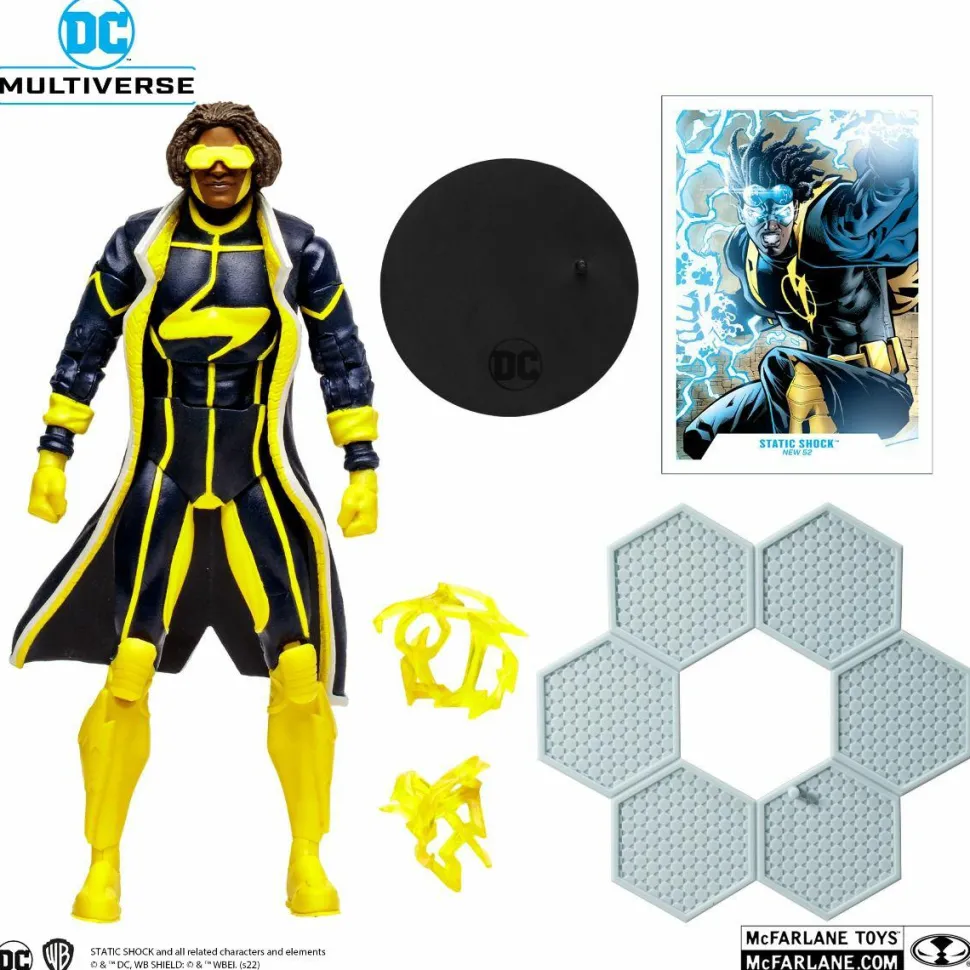 Justice League - Static Shock (New 52) DC Multiverse 7” Scale Action Figure