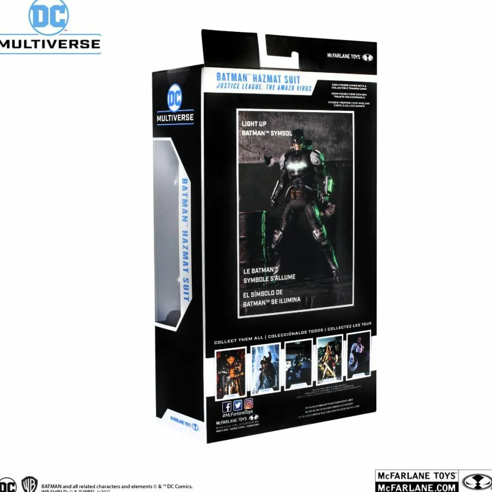Justice League: The Amazo Virus - Batman Hazmat Suit Gold Label DC Multiverse 7” Scale Action Figure (Int Sales Only)