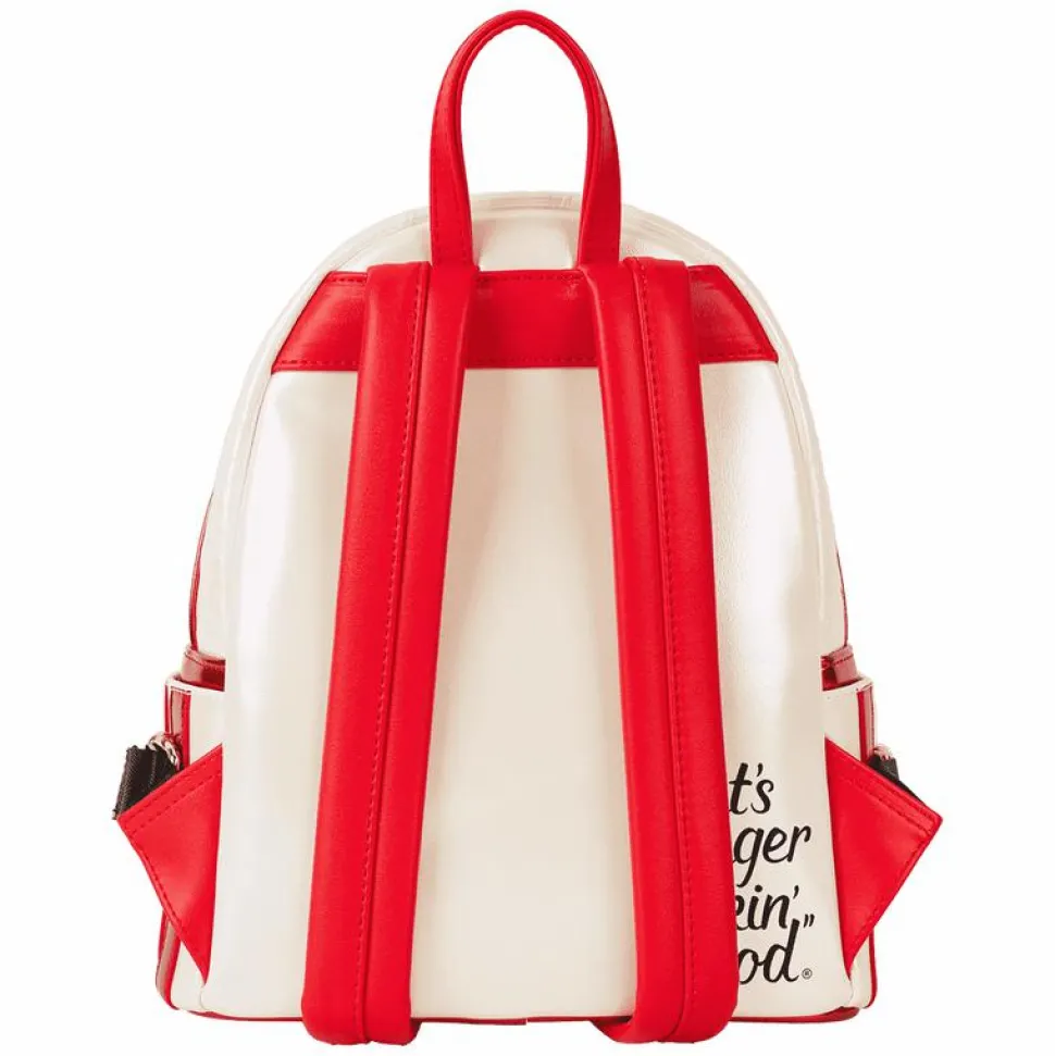 KFC - Chicken Bucket Sherpa 10" Faux Leather Mini Backpack