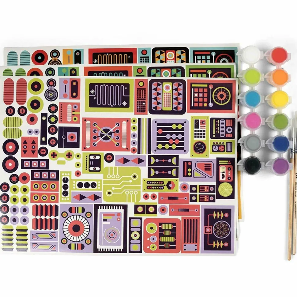 Kid Made Modern - Wooden Robot Kit