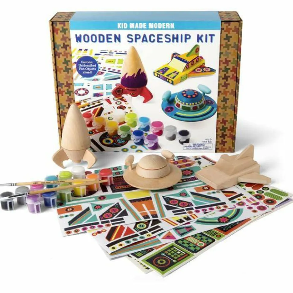 Kid Made Modern - Wooden Spaceship Kit