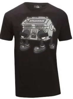 Kidrobot - T-Shirt Bent World Boombox Male Black