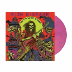 King Gizzard & The Lizard Wizard - Live At Bonnaroo '22 2xLP Vinyl Record (Bubblegum & Sour Grape Coloured Vinyl)