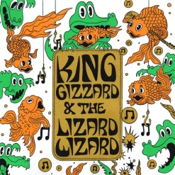 King Gizzard & The Lizard Wizard - Live In Milwaukee ’19 3xLP Vinyl Record (Orange Coloured Vinyl)