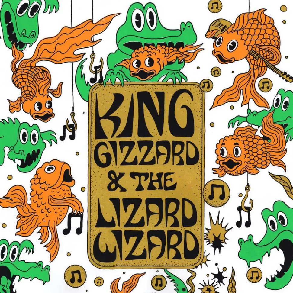 King Gizzard & The Lizard Wizard - Live In Milwaukee ’19 3xLP Vinyl Record (Orange Coloured Vinyl)