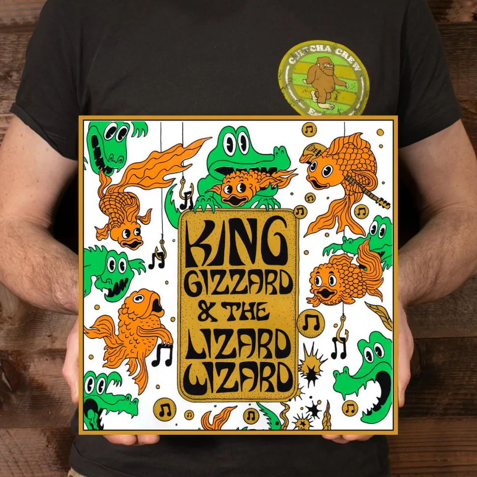 King Gizzard & The Lizard Wizard - Live In Milwaukee ’19 3xLP Vinyl Record (Orange Coloured Vinyl)