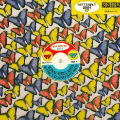 King Gizzard & The Lizard Wizard - Butterfly 3001 2xLP Vinyl Record (Dark Blue Marbled “Morpho Wax Edition”)