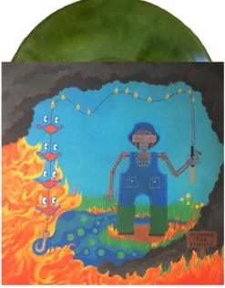 King Gizzard & The Lizard Wizard - Fishing For Fishies LP Vinyl Record (Toxic Landfill Green Coloured Vinyl)