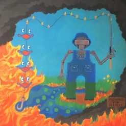 King Gizzard & The Lizard Wizard - Fishing For Fishies LP Vinyl Record (Toxic Landfill Green Coloured Vinyl)