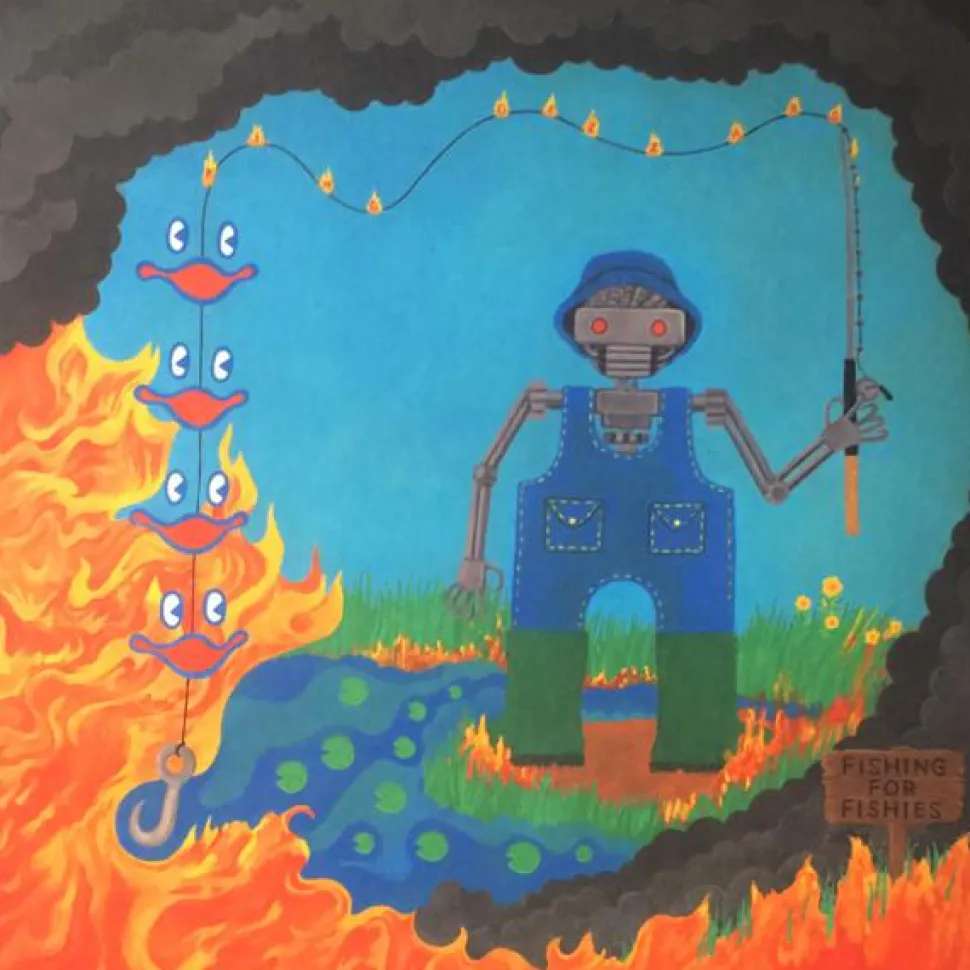 King Gizzard & The Lizard Wizard - Fishing For Fishies LP Vinyl Record (Toxic Landfill Green Coloured Vinyl)