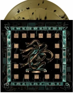 King Gizzard & The Lizard Wizard - Chunky Shrapnel 2xLP Vinyl Record (Gold with Black Splatter Coloured Vinyl)