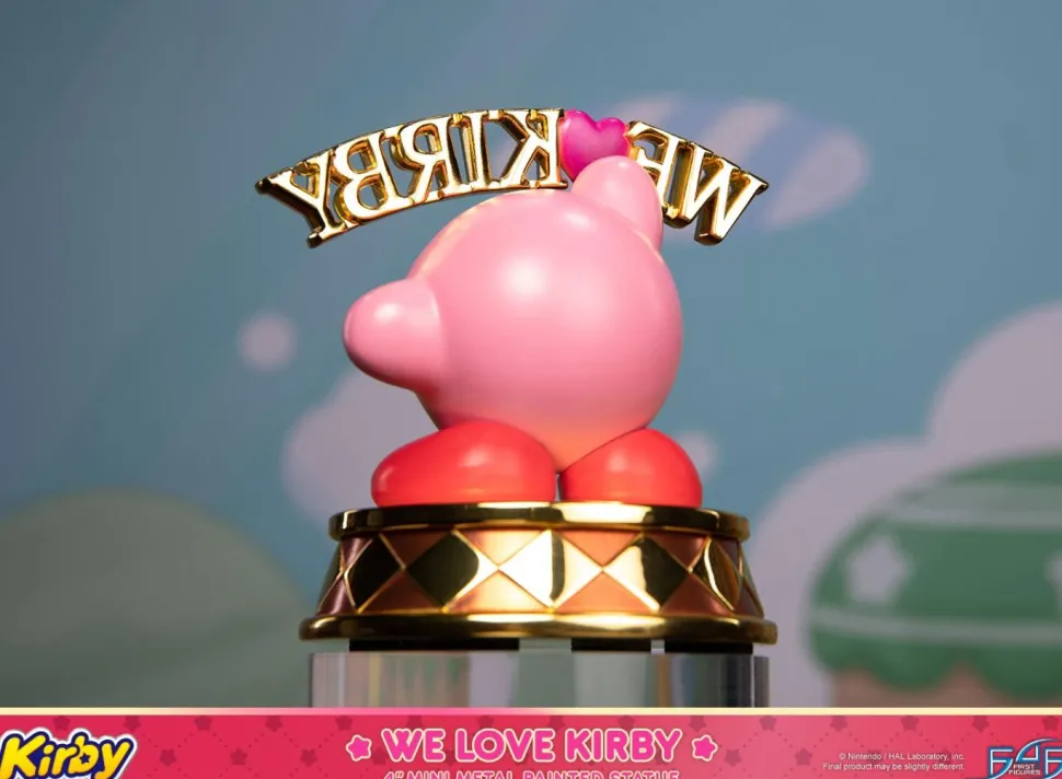 Kirby - We Love Kirby Mini Metals 4” Statue