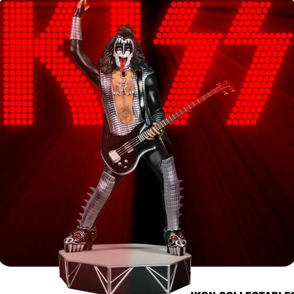 KISS - Love Gun Tour ’77 1/6th Scale Statue Bundle (Set of 4 Statues + Light Up Sign)