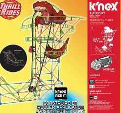 K’Nex - T-Rex Fury Roller Coaster Construction Set (473 Pieces)