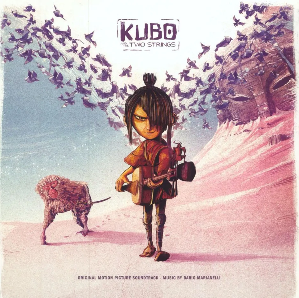 Kubo and the Two Strings - Original Soundtrack by Dario Marianelli 2xLP Vinyl Record (Sun & Moon Coloured Vinyl)