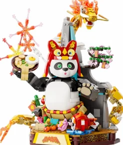 Kung Fu Panda - Dragon Warrior Spring Festival Special Edition Building Block Construction Set (1431 Pieces)