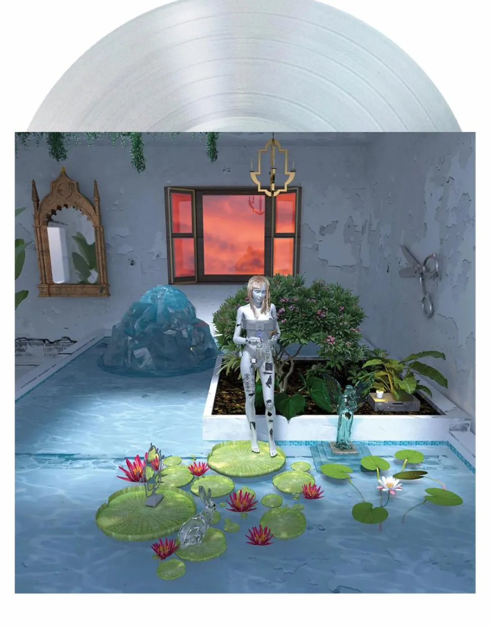 Lala Lala - I Want the Door To Open LP Vinyl Record (Crystle Clear Vinyl)