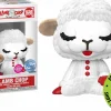 Lamb Chop - Lamb Chop Flocked Pop! Vinyl Figure in Acrylic Pop! Protector (Popcultcha Exclusive)