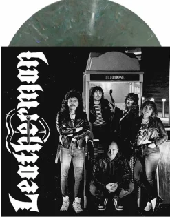Leatherman - Telephone / Tryin' 2 4get 7" Split Single Vinyl Record (Recycled Green Coloured Vinyl)