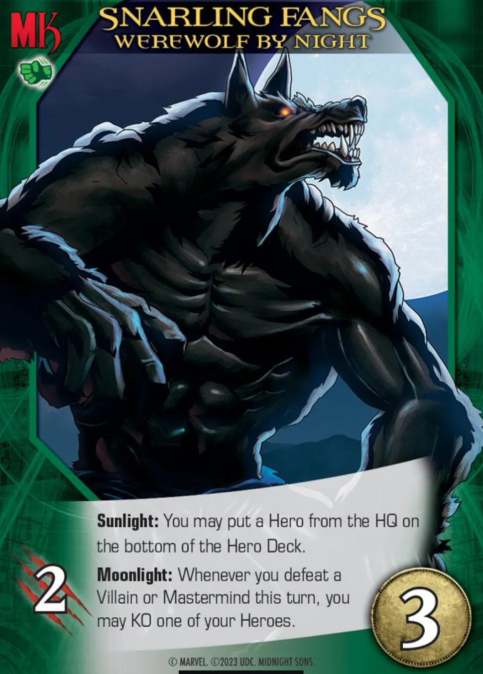 Legendary - Marvel Midnight Sons Deck Building Board Game Expansion