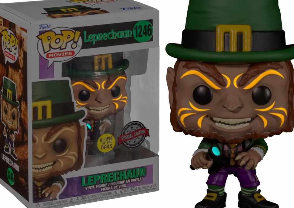 Leprechaun (1993) - Lubdan the Leprechaun with Flashlight Glow in the Dark Pop! Vinyl Figure