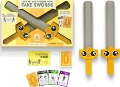 Let's Hit Each Other With Fake Swords - Large Box Version A Family Party Game by Exploding Kittens Card Game