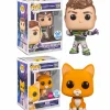 Lightyear (2022) - Alpha Suit Buzz and Flocked Sox (Funko/Popcultcha Exclusive) Pop! Vinyl Figures (Set of 2)