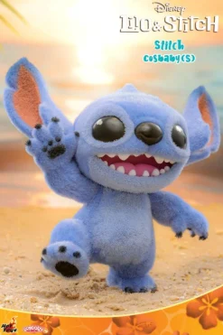 Lilo & Stitch (2025) - Stitch Standing Velvet Hair Version Cosbaby (S) Hot Toys Figure