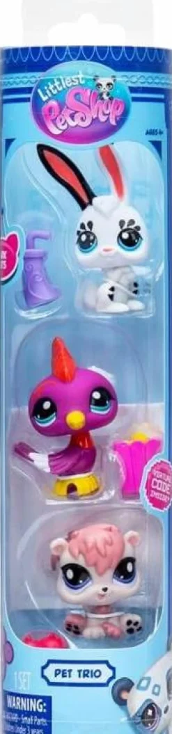 Littlest Pet Shop - Trio in Tube Park Pets Mini Figure 3-Pack (Series 2)