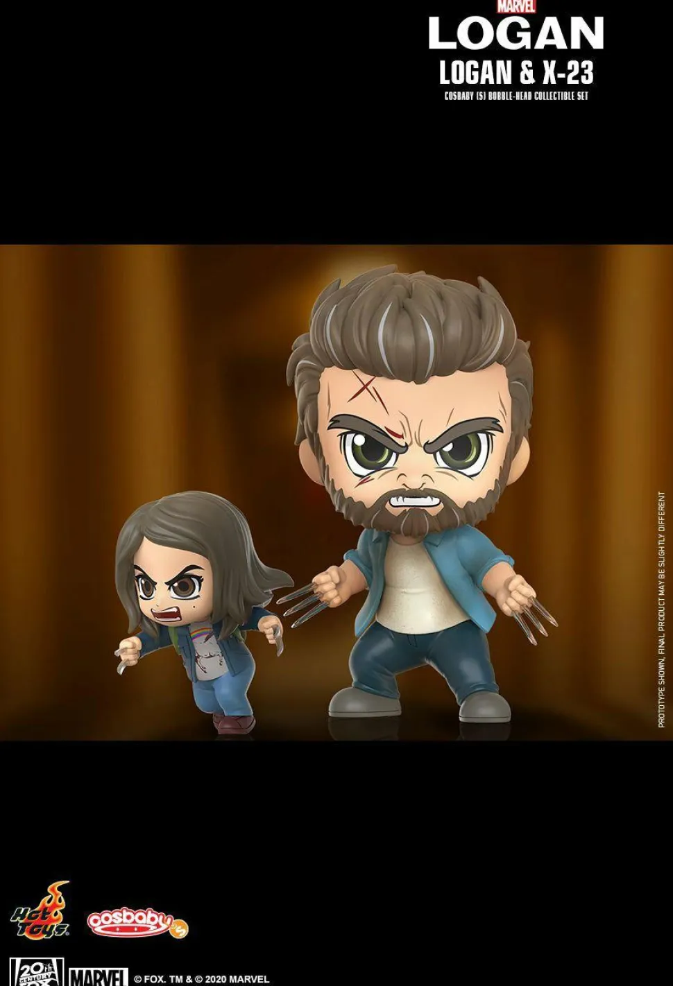 Logan (2017) - Logan & X-23 Cosbaby (S) Hot Toys Figure 2-Pack