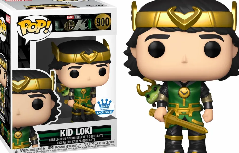 Loki (2021) - Kid Loki Metallic Pop! Vinyl Figure (Funko / Popcultcha Exclusive)