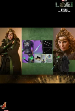 Loki (2021) - Loki & Sylvie Hot Toys 1/6th Scale Action Figure Bundle (Set of 2)