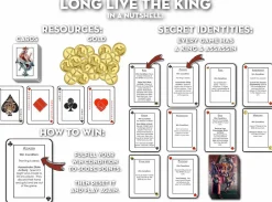 Long Live the King: A Game of Secrecy and Subterfuge - Card Game