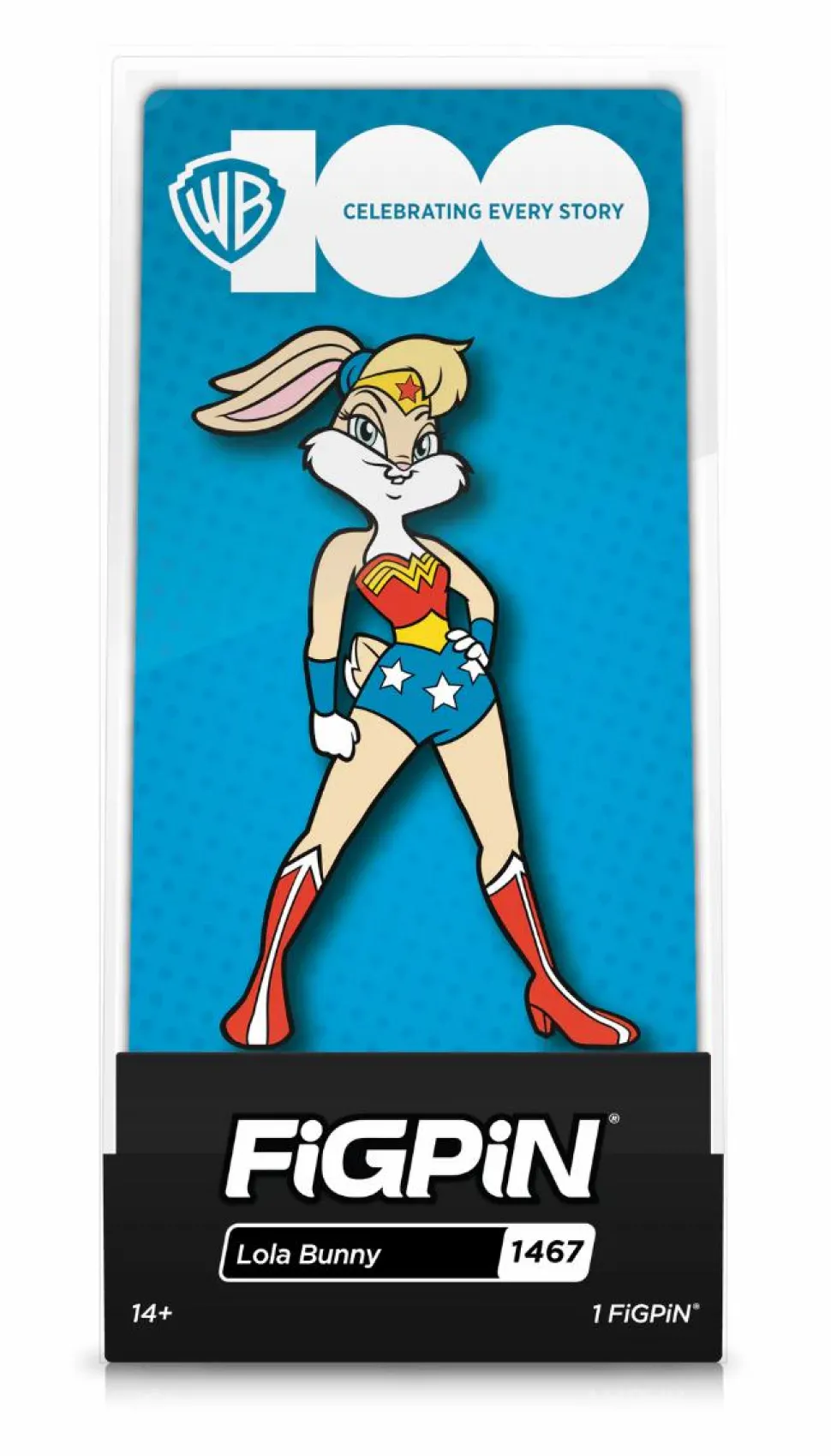 Looney Tunes - Lola Bunny as Wonder Woman WB100 FiGPiN Enamel Pin