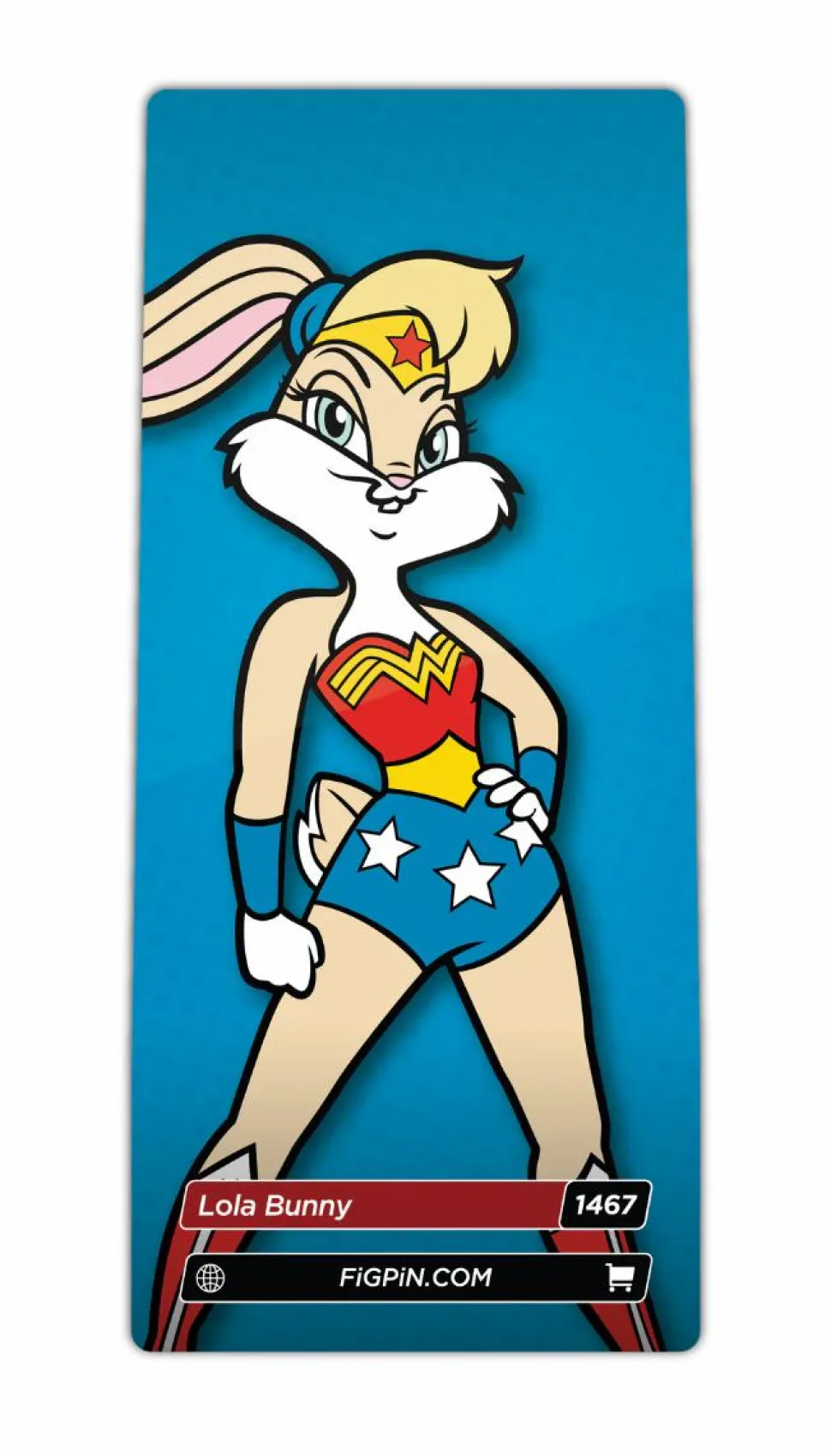 Looney Tunes - Lola Bunny as Wonder Woman WB100 FiGPiN Enamel Pin
