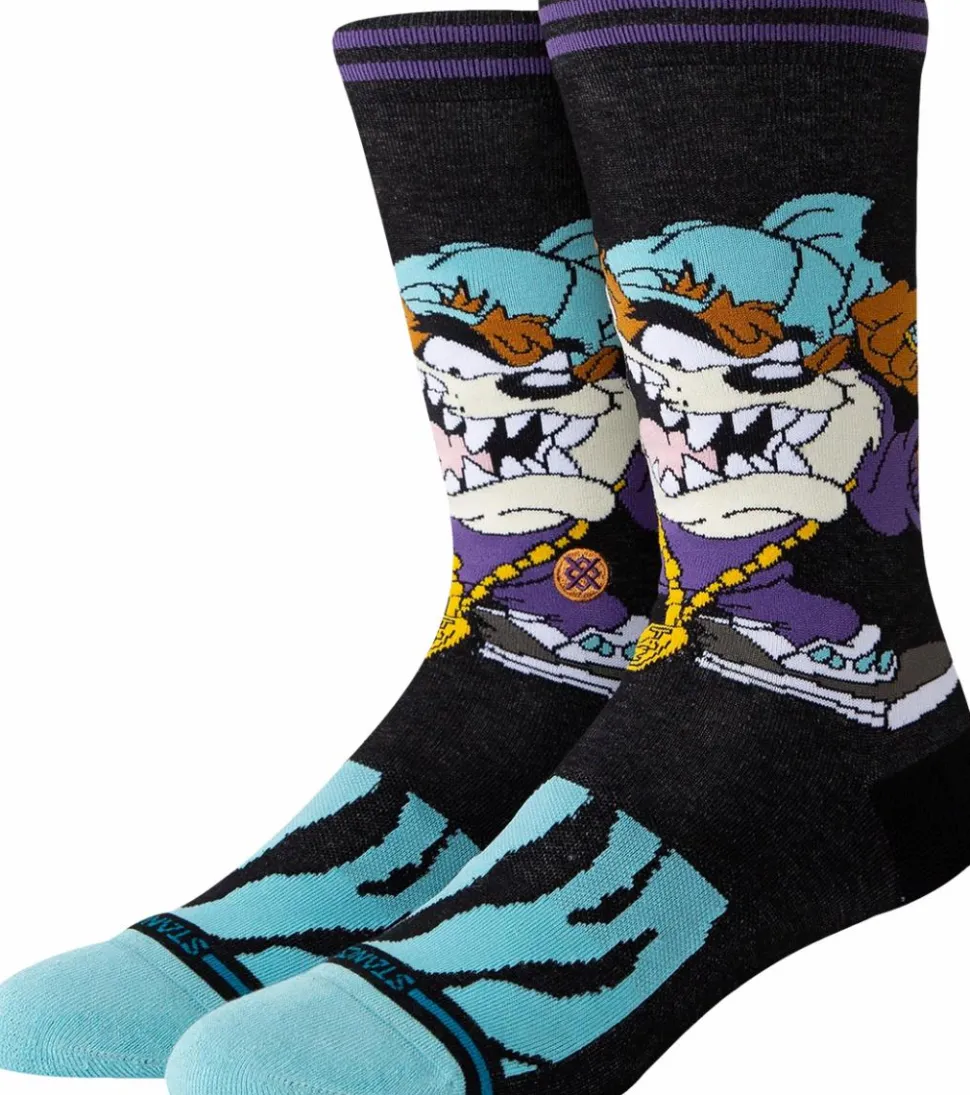 Looney Tunes - Looney Tunes x Stance Taz Crew Socks (One Size)