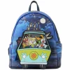 Looney Tunes x Scooby Doo - Warner Bros. 100th Anniversary Mashup Glow in the Dark 10" Faux Leather Mini Backpack