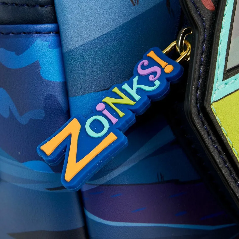 Looney Tunes x Scooby Doo - Warner Bros. 100th Anniversary Mashup Glow in the Dark 10" Faux Leather Mini Backpack
