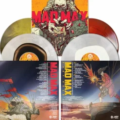 Mad Max: Fury Road (2015) - Original Motion Picture Soundtrack by Tom Holkenborg aka Junkie XL Deluxe Edition 4xLP Vinyl Record (War Rig Coloured Vinyl)