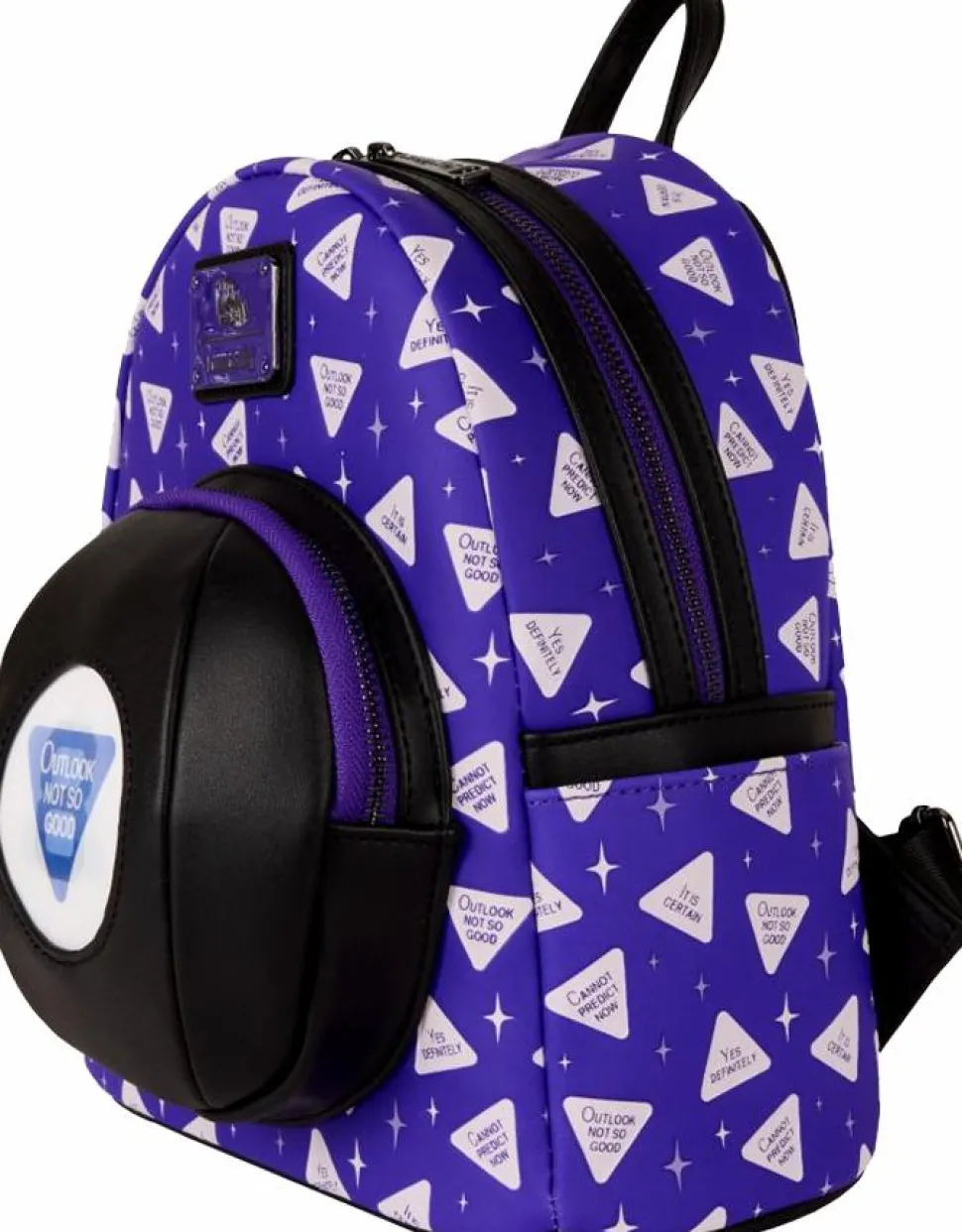 Magic 8 Ball - Lenticular 10" Faux Leather Mini Backpack