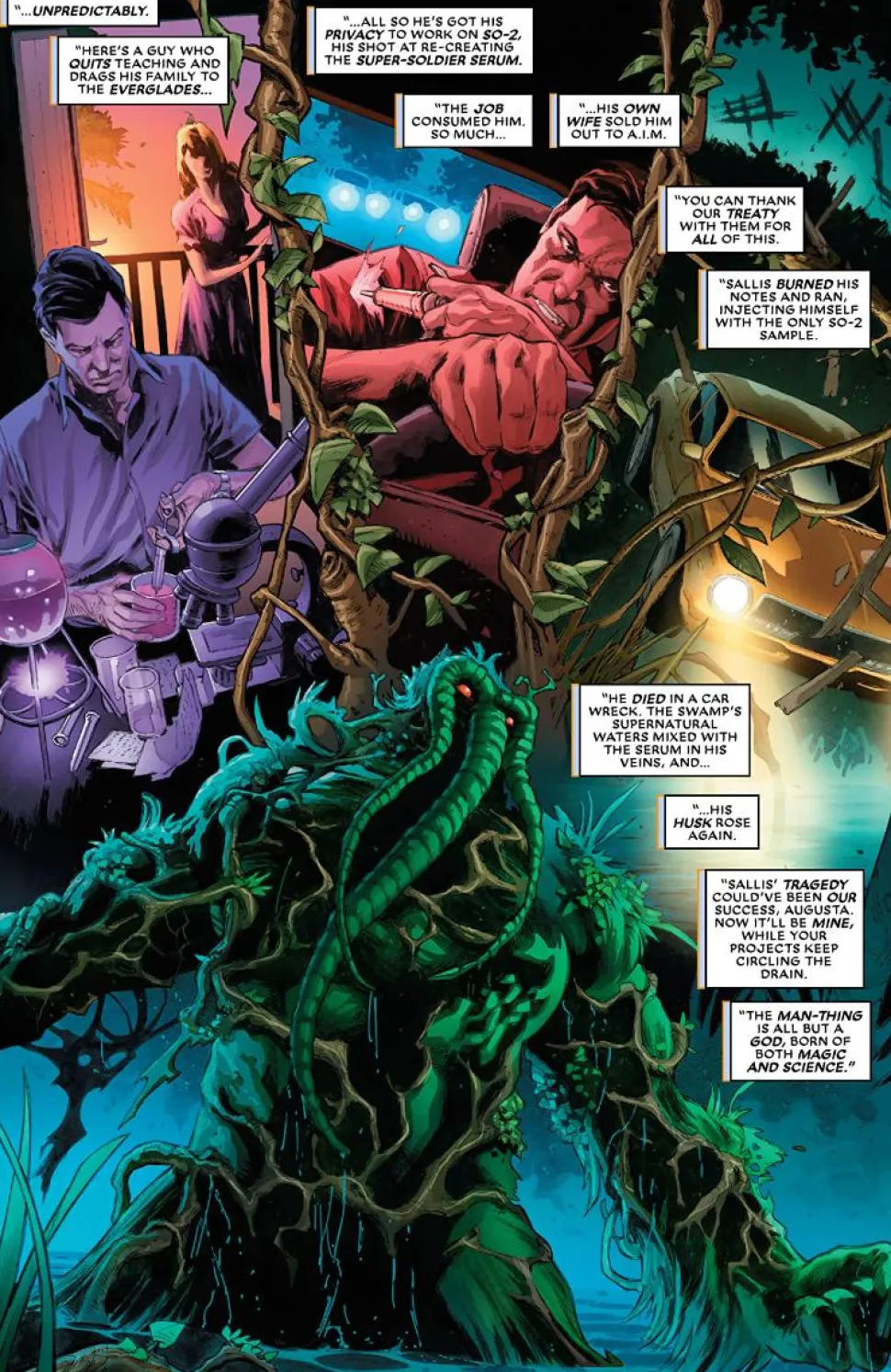 Man-Thing - Curse of the Man-Thing Trade Paperback Book