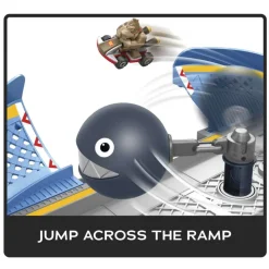 Mario Kart - Chain Chomp Track Set Hot Wheels 1/64th Scale Die-Cast Vehicle Playset